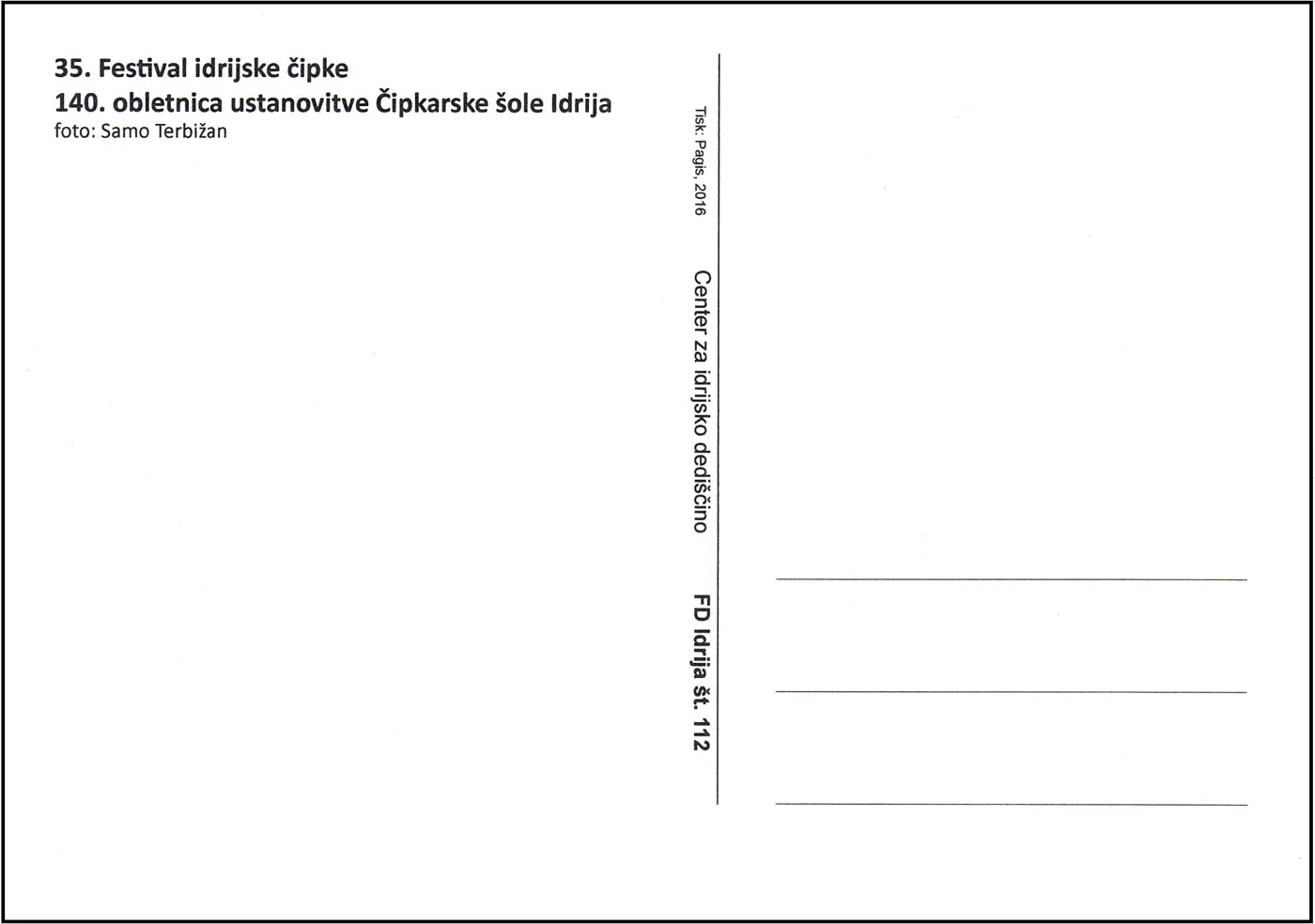 140 LET ČIPKARSKE ŠOLE IDRIJA